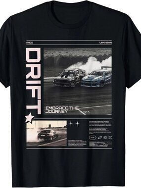 Cool Retro Vintage Japanese JDM Tokyo Japan Drift Race Car T-Shirt 251